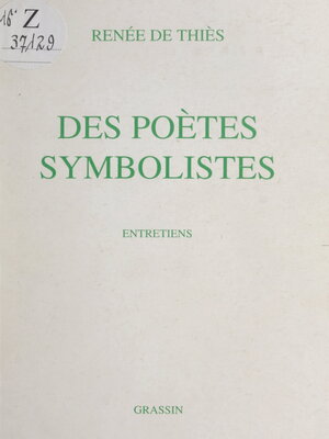 cover image of Des poètes symbolistes